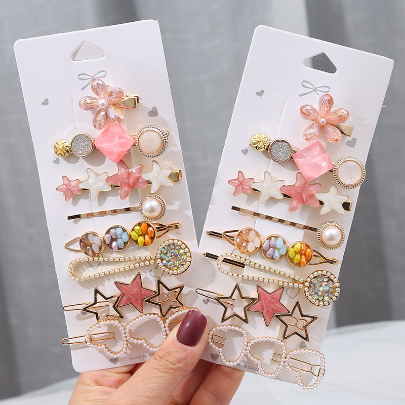 Irregular Geometry Hair Claw Clips for