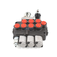 Vanne directionnelle monobloc M45 à 3 voies, manuelle et à joystick, 45 L/min 250 Bar, ports G3/8 - Solutions de contrôle hydraulique