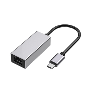 2025 nhà máy bán buôn Hợp kim nhôm USB Loại C để RJ45 Lan <span class=keywords><strong>Adapter</strong></span> Gigabit Ethernet HUB <span class=keywords><strong>Adapter</strong></span> cho máy tính xách tay - Product Image 1
