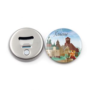 Imán Personalizado de Alta Calidad con Ciudades de Polonia, Varsovia, Cracovia, Recuerdo, Imán para Refrigerador, Abrebotellas - Product Image 4