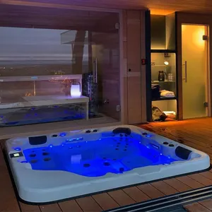 Bồn tắm nước nóng Spa ngoài trời bồn tắm 5 6 người