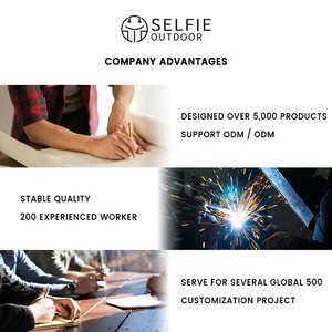 ชุดเฟอร์นิเจอร์อลูมิเนียมทันสมัยสำหรับลานบ้าน พร้อมโต๊ะรับประทานอาหารกลางแจ้งและโซฟาแบบแยกส่วน สำหรับใช้ในโรงแรมและลานบ้าน ทนทานต่อสภาพอากาศ - Product Image 6