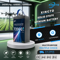 Batterie lithium-ion semi-solide XINGTO grande capacité 6S 22,2V 72000mAh 330Wh/kg pour drone/UAV/drone de levage lourd