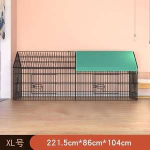 Poulailler en métal écologique, pliable, pour 6 poulets, canard, lapin, chat, parc pour animaux, couverture résistante aux intempéries, toutes saisons, boîte - Product Image 5