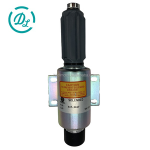 Vanne solénoïde d'arrêt de carburant EexcavaStart, pièces de démarreur 24V 12V 437-2617 923-026 4006 4008 4012 pour mini-excavatrice - Product Image 1