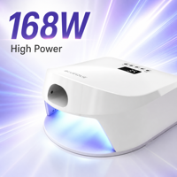 Lampe à ongles UV LED professionnelle 57 perles, double zone, pour un doigt ou une main entière, écran LCD, capteur automatique, OEM, marque privée