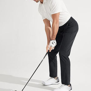 Pantalones de Golf para Hombre, Estilo Jogger, Ajustados, Tallas Grandes, Rectos, Casuales, de Color Sólido, Tela de Lana Peinada - Product Image 3