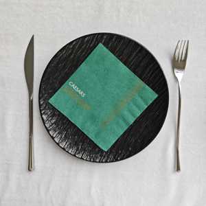 Factory Sell Party Serviette Papier Abendessen Servietten mit Logo 3-lagige Farbe Cocktail Einweg Papier Serviette zum Verkauf - Product Image 1