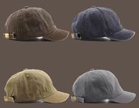 Casquette de baseball unisexe en nylon à visière courte, couleur unie, style vintage délavé, sportive, réglable, à calotte souple