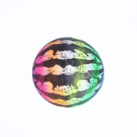 Ballon de plage gonflable en PVC plastique arc-en-ciel pour enfants, jouet en caoutchouc de 9 pouces, vente en gros