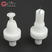 Boquilla de repuesto redonda GX132 para pistola de recubrimiento en polvo, tipo jet plano, NO OEM, para máquina de pulverización electrostática de polvo, taller, CE