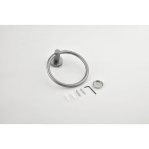 Moderno juego de toallero de pared de acero inoxidable de 50-60 cm con calefactor para uso en el baño del hogar - Product Image 4