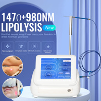 Appareil de lipolyse laser 1470+980nm, machine de liposuccion laser à fibre endolaser, machine de découpe laser à fibre, système laser à diode