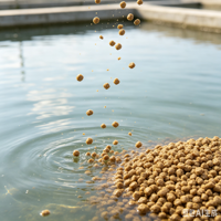 Alimento Flotante Extruido para Carpas, Alimento para Carpas con Alto Contenido de Proteínas para Acuicultura