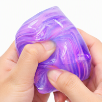 Cube extensible géant personnalisé en TPR souple, motif marbré, jouet sensoriel Kawaii mignon et amusant, anti-stress, jouet Fidget à saisir