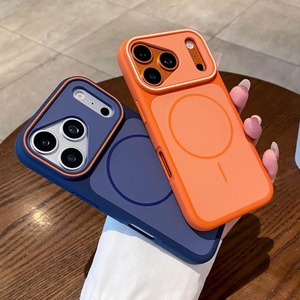 Nueva Funda Magnética Mate para Teléfono Móvil, Protección Contra Impactos, para iPhone 17 Pro Max, 16 Plus, 15, 14, Venta al Por Mayor - Product Image 2