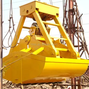 Industry Heavy Duty Waste To Energy Station Garbage Crane Waste 3MT Electric Hydraulic Grab Bucket For Crane