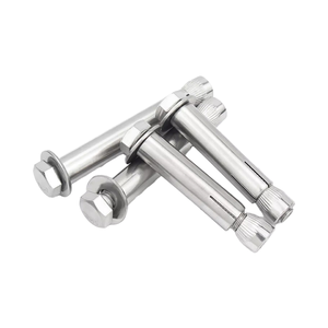 Roestvrijstalen Zeskant Wig Ankers & Mouw Gipsplaat Ankers-Voor Beton, Gipsplaat, Hout - Product Image 1