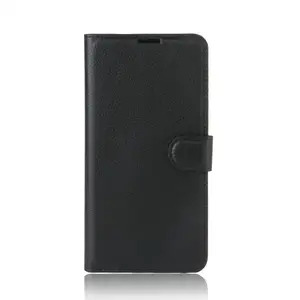 For XP XA1u XAU X compact E5 XZS Flip Phone Cover PU Leather Lichee Pattern Stand Skin Card Slot Wallet Case
