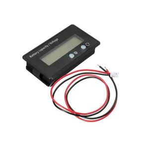 Factory 12V 24V 36V 48V LCD Acid Lead Lithium Battery Capacity Charge Level Indicator Voltage Status Meter Voltmeter