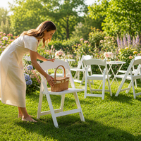 Chaise pliante en résine pour jardin, vente en gros, chaise d'événement en PP, chaise d'église, chaise de conférence, sièges commerciaux, siège en maille texturée
