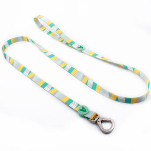 Laisse de luxe avec logo imprimé personnalisé pour animaux de compagnie pour petits, moyens et grands chiens Mousqueton pivotant sans polyester inclus Caractéristiques personnalisées - Product Image 3