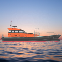 Bateau patrouilleur à grande vitesse Grandsea de 17,6 m, neuf, en fibre de verre, avec moteurs in-bord et télécommande, à vendre
