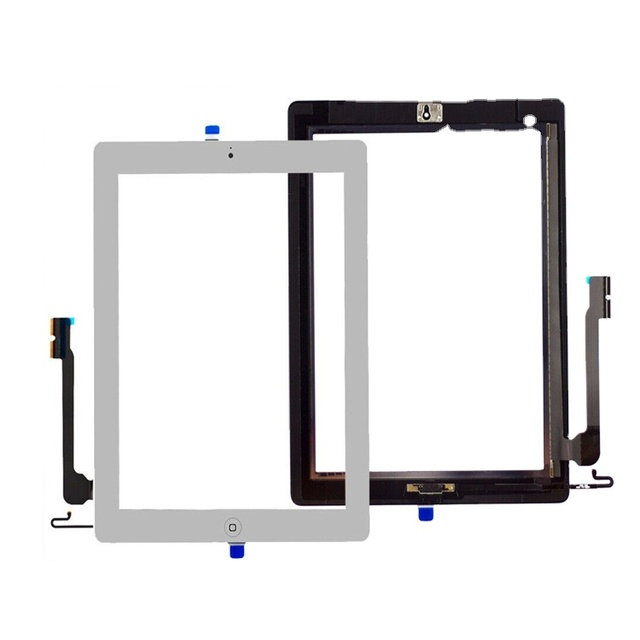 Factory Price Touch Screen Replacement for ipad 4 and for IPad3 Touch with Home Button Assembly