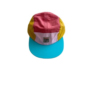 Casquette de baseball coréenne personnalisée, colorée, en cinq pièces, broderie patchwork, acrylique, à visière plate, séchage rapide - Product Image 6