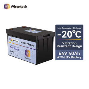 Batería de Litio de 64V 40Ah para Triciclo Eléctrico de Reparto, ATV, UTV, Batería Recargable para AGV/RGV, Batería Industrial LiFePO4 - Product Image 1