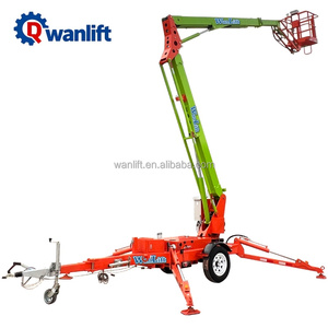वालिलिफ्ट wl 12m 16m 18m 250kg/300 किलोग्राम ट्रेलर स्पाइडर लिफ्टिंग प्लेटफॉर्म स्पष्ट तौबल बूम लिफ्ट चेरी पिकर इलेक्ट्रिक लिफ्ट - Product Image 5