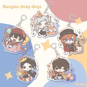 Pendentif et porte-clés personnalisables en acrylique de la série Dazai Osamu Nakahara Chuya Birthday Party <span class=keywords><strong>Bungo</strong></span> Stray Dogs - Product Image 1