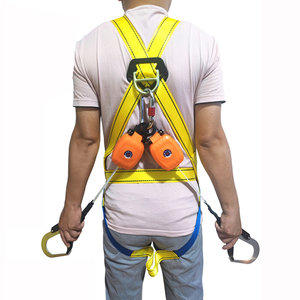 Cincha 1,8 m diferencial de velocidad cuerpo completo arnés de 5 puntos cincha detención de caídas trabajo en descenso de altura autoblocante - Product Image 4