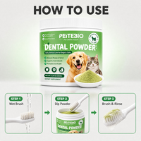 Poudre dentaire en gros pour chiens – Nettoyage des dents, soin buccal, supplément naturel pour l'haleine des chiots, chiens adultes et seniors – OEM