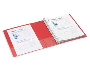 Custom High Quality YH Brand YH-NB-34 Colorful 1 Inch 3 <b>Ring</b> <b>Binder</b> File Folder - Product Image 3