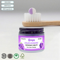 Comprimés de dentifrice à base de plantes du fabricant OEM pour enfants Élimination de la plaque sans fluorure à changement de couleur pour dents sensibles à la maison
