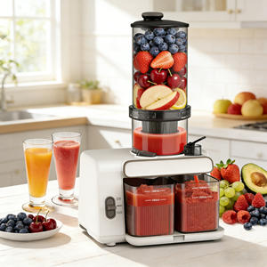 Extracteur de jus à froid, rendement de 99 %, <span class=keywords><strong>goulotte</strong></span> d'alimentation large de 5,4 pouces, moteur silencieux de 200 W, sans BPA, séparation automatique de la pulpe - Product Image 6