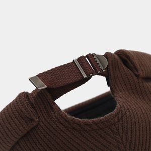 Moda Rua Homens Mulheres Cor Sólida Quente Grosso Inverno Outono Chapéu De Malha Gorros Brimless Hat Sem Viseira Skullcap Cap Docker - Product Image 5