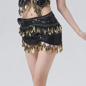 Chaîne de jupe de taille à paillettes ondulées élégantes à deux rangs pour la danse du <span class=keywords><strong>ventre</strong></span> - Product Image 6