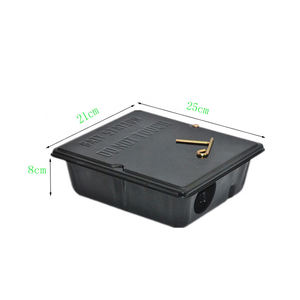 Metallo nero bianco ratto Box trappola umana topi topo gabbia trappola - Product Image 4