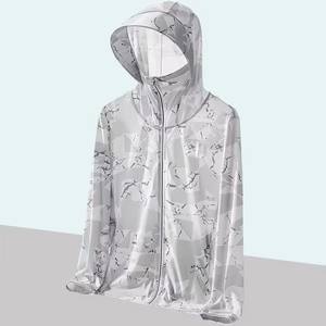 เสื้อแจ็คเก็ตตกปลาสีรุ้งมีฮู้ด แห้งเร็ว ป้องกันแสงแดด เสื้อคลุมตกปลาสำหรับกิจกรรมกลางแจ้ง ระบายอากาศได้ดี ป้องกันยุง - Product Image 2