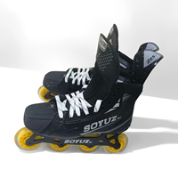Patins à roulettes légers SOYUZ respirants avec doublure confortable pour la pratique sportive en extérieur, sur rue et sur patinoire