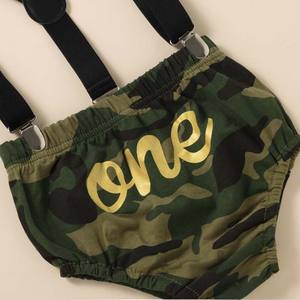 Vêtements à la mode noeud papillon coton barboteuse + short + jarretelle body nouveau-né bébé garçons Gentleman tenues costumes BBOF-006 - Product Image 5