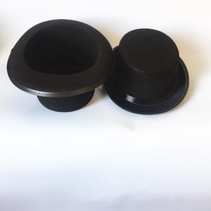 Chapeau haut de forme Madeshine personnalisé en feutre noir avec ruban de satin Lincoln pour adultes et enfants, idéal pour les fêtes costumées - Product Image 3