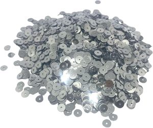 5mm Center Hole Flat Round <b>Sequins</b> Bulk | Iridescent Metallic Loose Paillettes for Sewing, Nail Decoration & DIY Handmade Crafts - Product Image 6