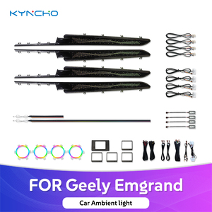KYNCHO pour Geely Emgrand : Kit d'éclairage d'ambiance <span class=keywords><strong>LED</strong></span>, modification des diodes <span class=keywords><strong>LED</strong></span> Symphony, éclairage d'ambiance automobile - Product Image 1
