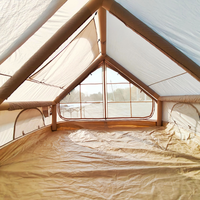 Tente gonflable portable de voyage en Oxford, imperméable, pour camping, maison de plein air, robuste, quatre saisons, résistante aux UV
