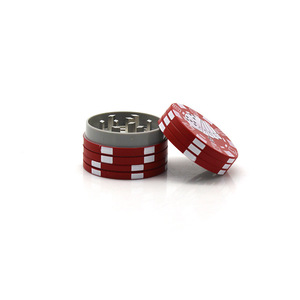 Wholesale Poker Chip Grinder Mill Crusher Round Herb Grinder <b>Smoking</b> Accessories - Product Image 3