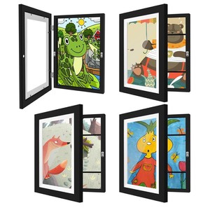 Children's Art Photo <b>Frames</b> Rectangle Double Sided Digital <b>Printing</b> <b>For</b> Home Decor Living Room Bedroom Study - Product Image 1