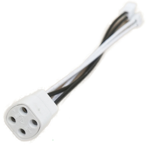 <span class=keywords><strong>Cable</strong></span> de Conexión para <span class=keywords><strong>Portalámparas</strong></span> T5 T6, Tubo Redondo de 15 cm, 4 Pines, 4 Orificios, Base de Luz de Plástico - Product Image 3